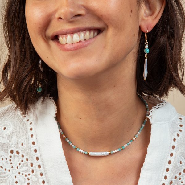 Collier turquoise - Mademoiselle Nuage