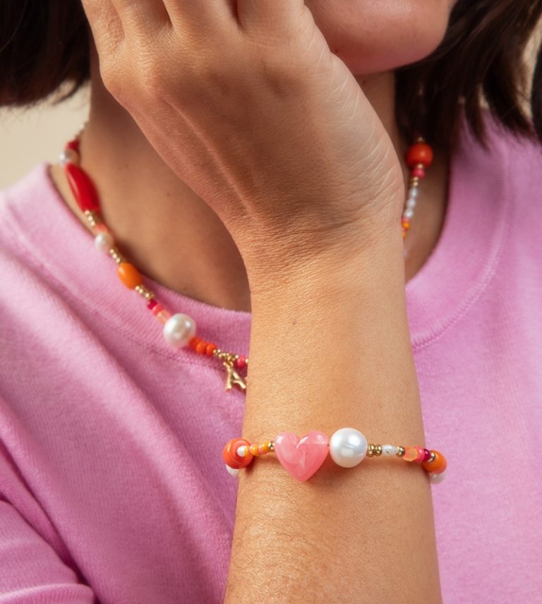 Bijoux colorés artisanaux pour femme Mademoiselle Nuage